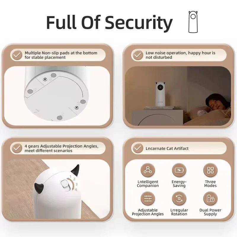 Automatic Cat Toy โ Interactive Smart LED Laser